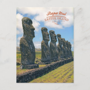 Rapa Nui (ön Påsk) Vykort