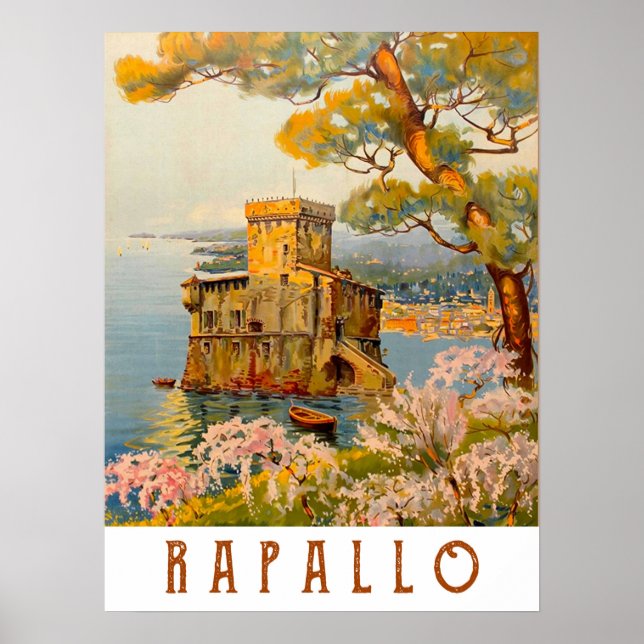 Rapallo, Italien Poster (Framsidan)