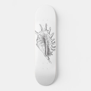 Rapana Seashell Coffee Mugg Tekanna Mini Skateboard Bräda 18,5 Cm