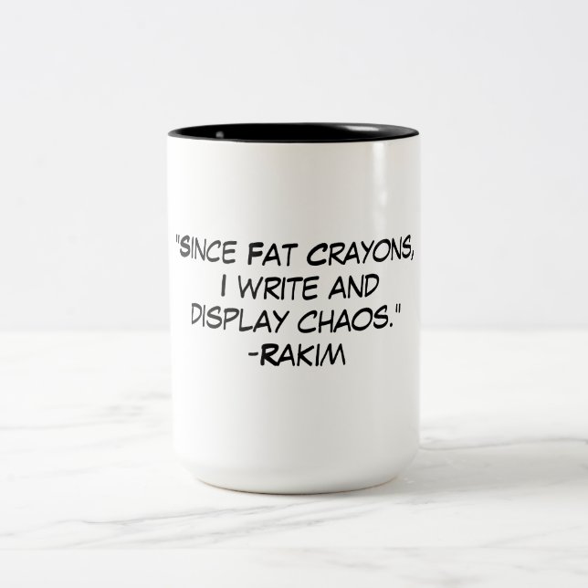Rapcitat Rakim Fat Crayons Två-Tonad Mugg (Center)