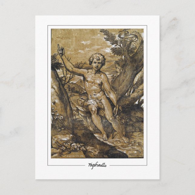 Raphael #106 - Finkonstkort Vykort (Framsida)