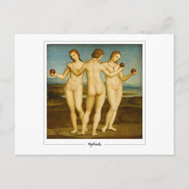 Raphael #4 - Finkonst Postkort Vykort (Framsida)
