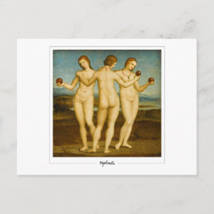 Raphael #4 - vykort för konst