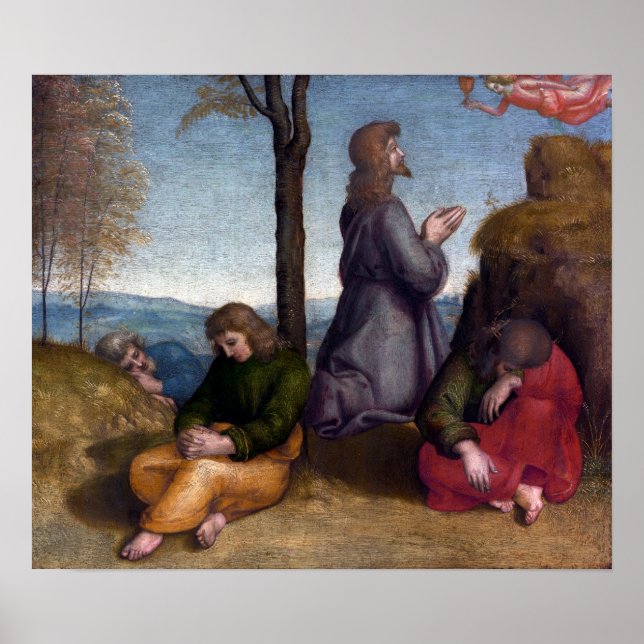 Raphael Agony i Gethsemane Garden Poster (Framsidan)
