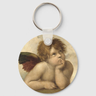 Raphael-ängel 1 nyckelring