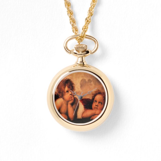 Raphael Angelic Cherub Art Armbandsur (Framsida)