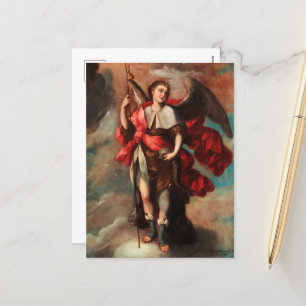 Raphael Archangel från Fray Miguel de Herrera Helg Vykort