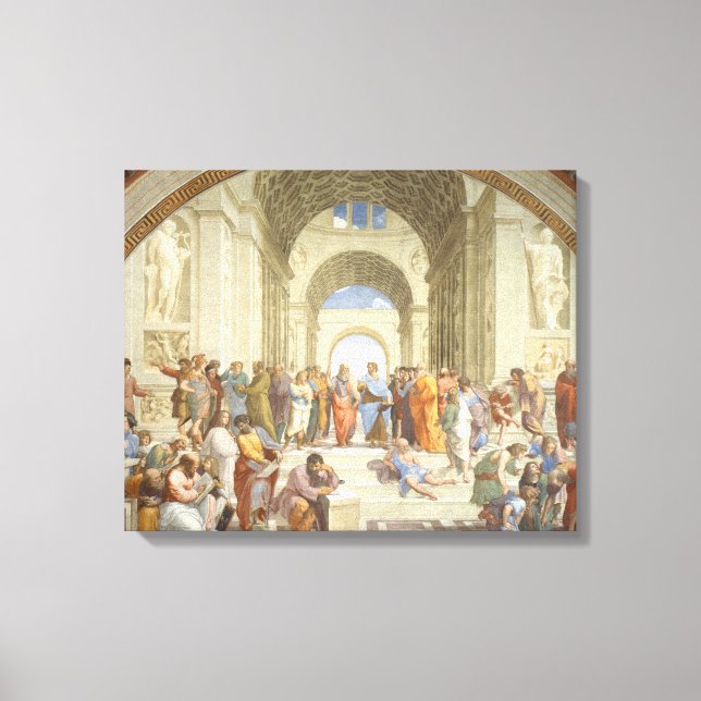 Raphael - Aten-skolan Canvastryck (Framsida)