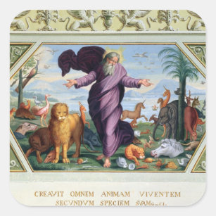 Raphael-bibeln: Thirty-Three platser från Olen Fyrkantigt Klistermärke