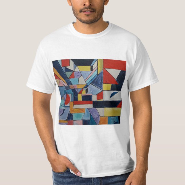 Raphael Canossa Normandy T-Shirt Suprematist (Framsida)