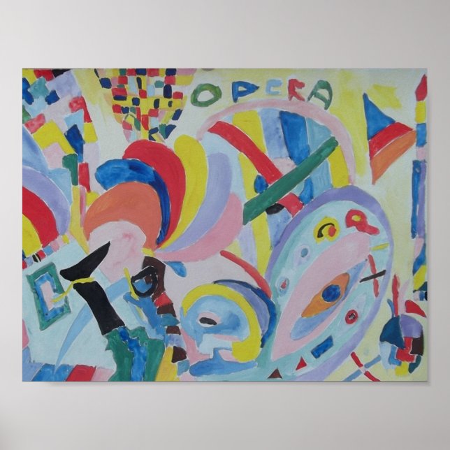 Raphael Canossa Paris Opera poster (Framsidan)