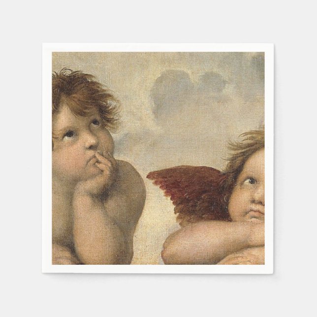 Raphael Cherubs Änglar Pappersservett (Framsidan)
