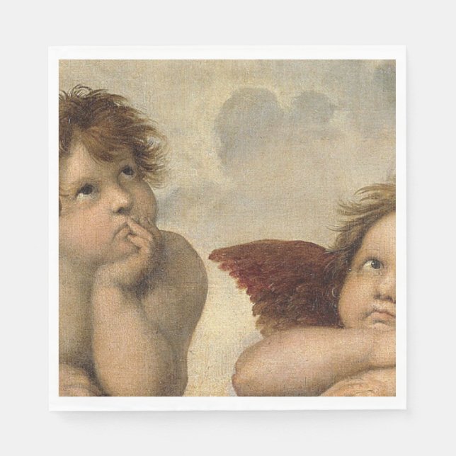 Raphael Cherubs Änglar Pappersservett (Framsidan)