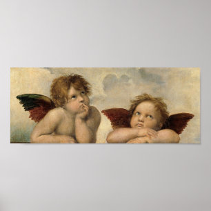Raphael Cherubs Änglar Poster
