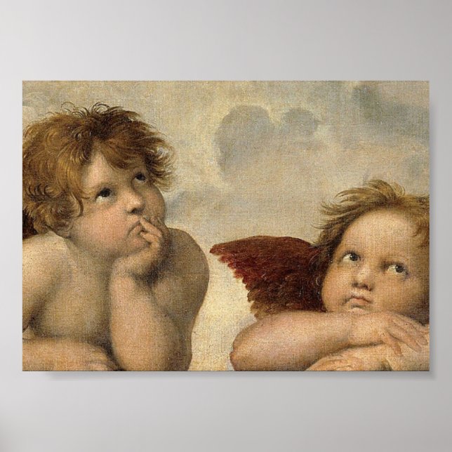Raphael Cherubs Änglar Poster (Framsidan)