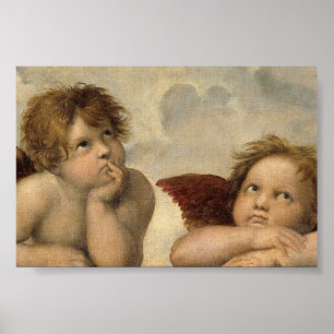 Raphael Cherubs Änglar Poster