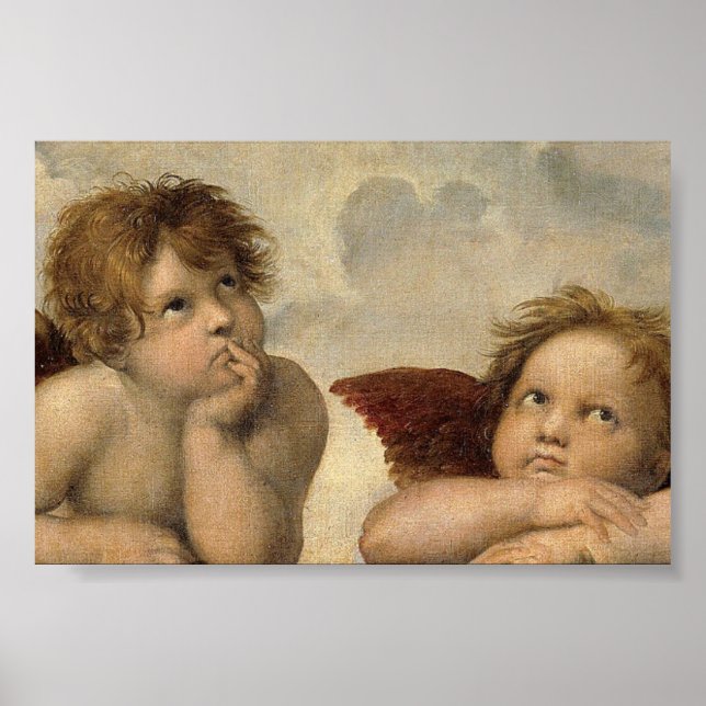 Raphael Cherubs Änglar Poster (Framsidan)