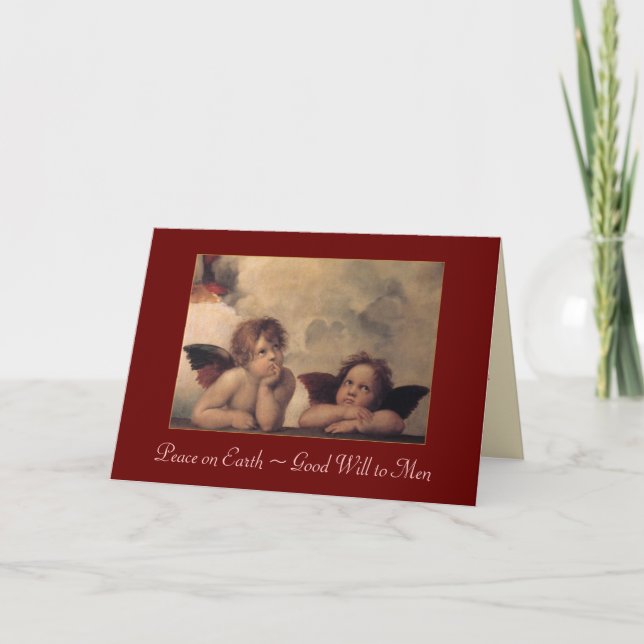 Raphael Cherubs julkort Helgkort (Framsida)
