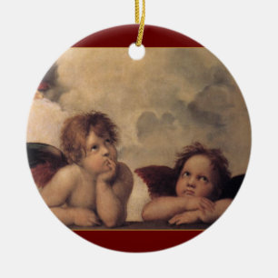 Raphael Cherubs julprydnad Julgransprydnad Keramik