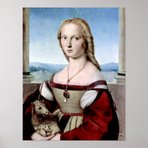 Raphael - Dam med encorn - Raffaello Santi