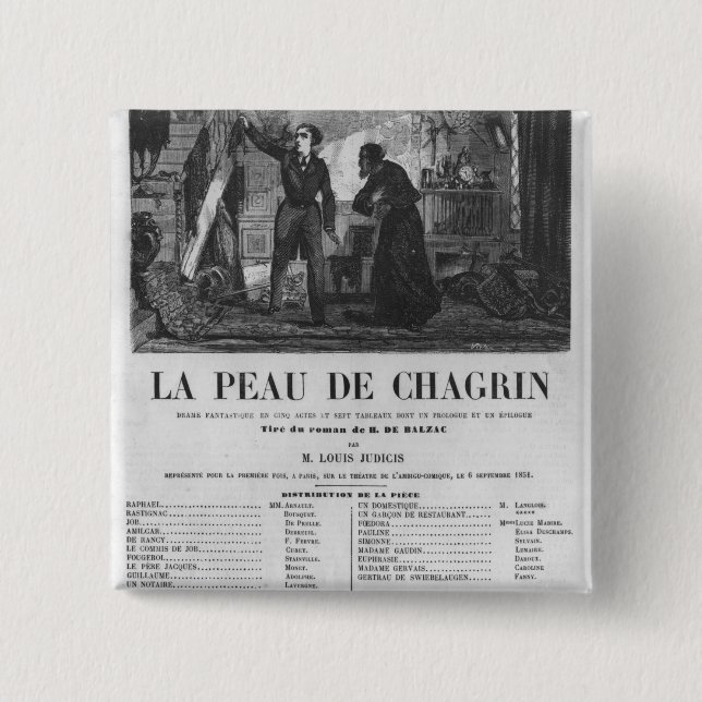 Raphael de Valentin och shopkeeperen Knapp (Framsida)