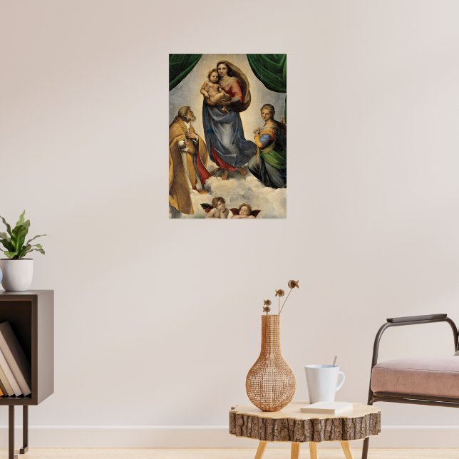 Raphael - Den Sixtinska Madonnan, Poster (Vardagsrum 3)