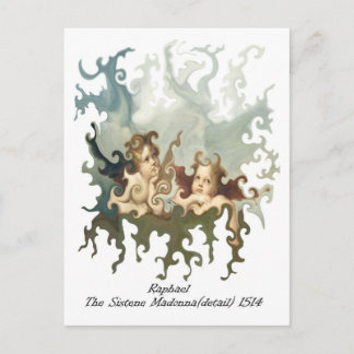 Raphael Detail of the Sistene Madonna Vykort