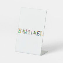 RAPHAËL First Namn Elegant Embroized