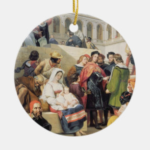 Raphael i Vaticanen, 1832 (olja på kanfas) Julgransprydnad Keramik