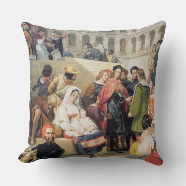 Raphael i Vaticanen, 1832 (olja på kanfas) Kudde (Framsida)