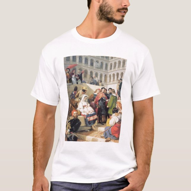 Raphael i Vaticanen, 1832 (olja på kanfas) T-shirt (Framsida)