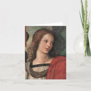 Raphael-julängeln noterar kortet Raffaello Sanzio Helgkort