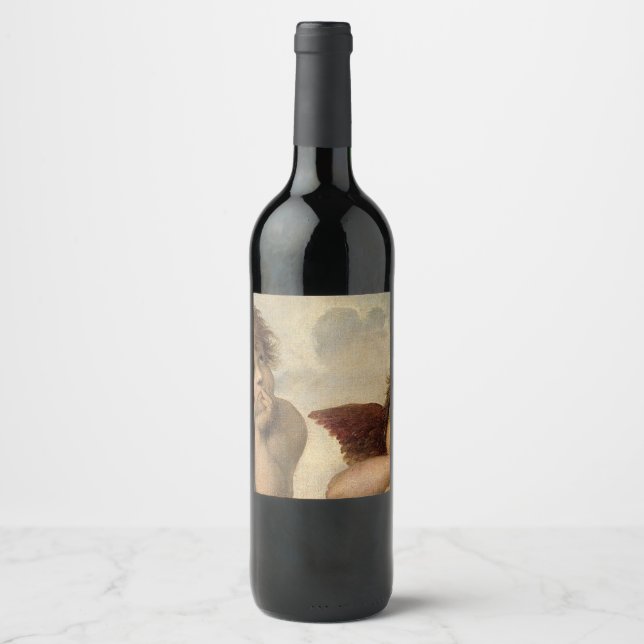 Raphael Keruber Änglar Vinflaska Etikett (Framsida)