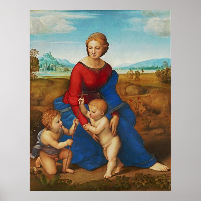 Raphael: Madonna i Meadow Poster (Framsidan)