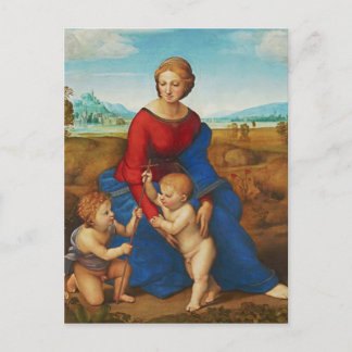 Raphael: Madonna i Meadow Vykort