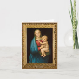 RAPHAEL MADONNA OCH HELGDAG FÖR BARN HELGKORT