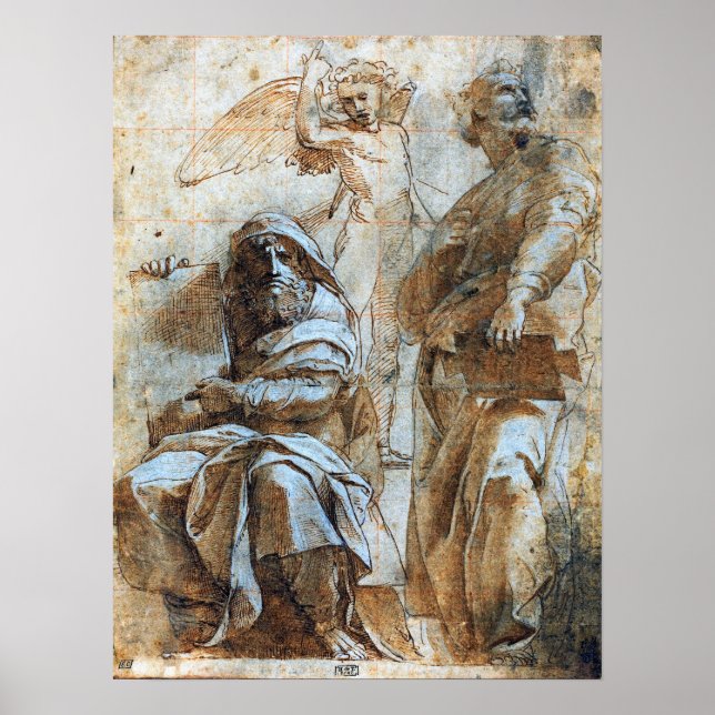 Raphael - Profeterna Hosea och Jonah Poster (Framsidan)