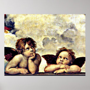 Raphael: Putti, Detail från Sistine Madonna, Poster