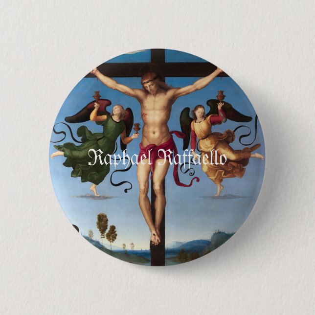 Raphael Raffaello, Mond Crucifixion Jesus Knapp (Framsida)