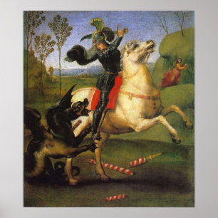 Raphael - Saint George och Dragon Poster