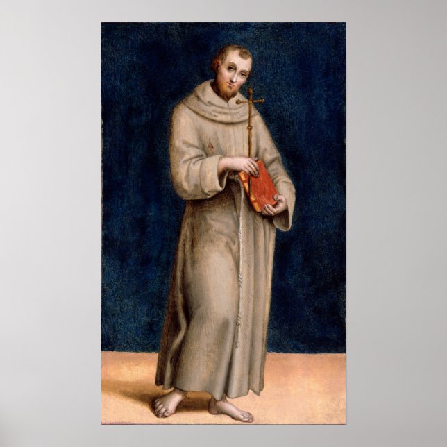 Raphael - Sankt Franciskus av Assisi Poster (Framsidan)