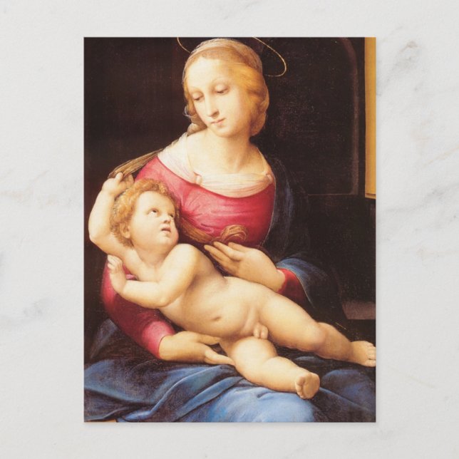 Raphael Sanzio - Bridgewater Madonna Vykort (Framsida)