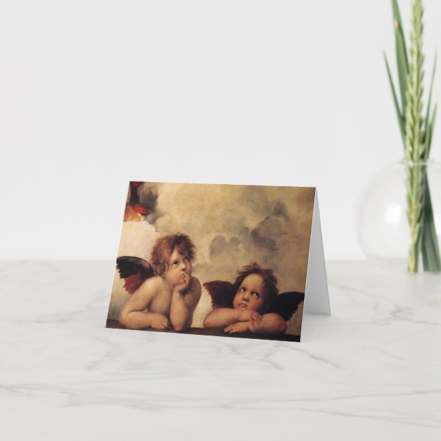 Raphael,Sistine Cherub Kort (Framsida)