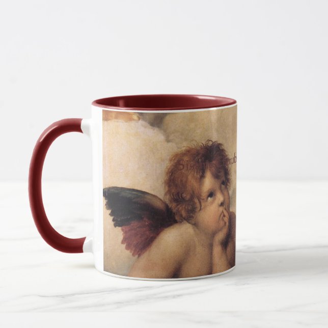 Raphael,Sistine Cherub Mugg (Vänster)