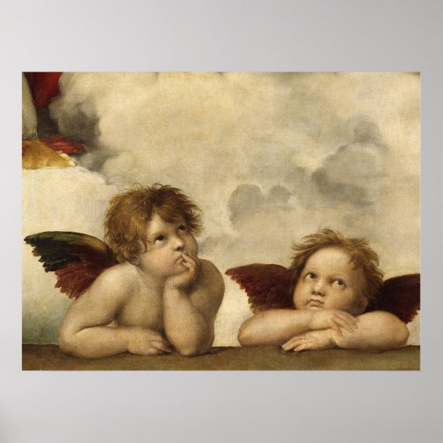 Raphael,Sistine Cherub Poster (Framsidan)