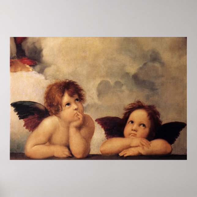Raphael,Sistine Cherub Poster (Framsidan)