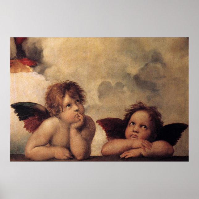 Raphael,Sistine Cherub Poster (Framsidan)