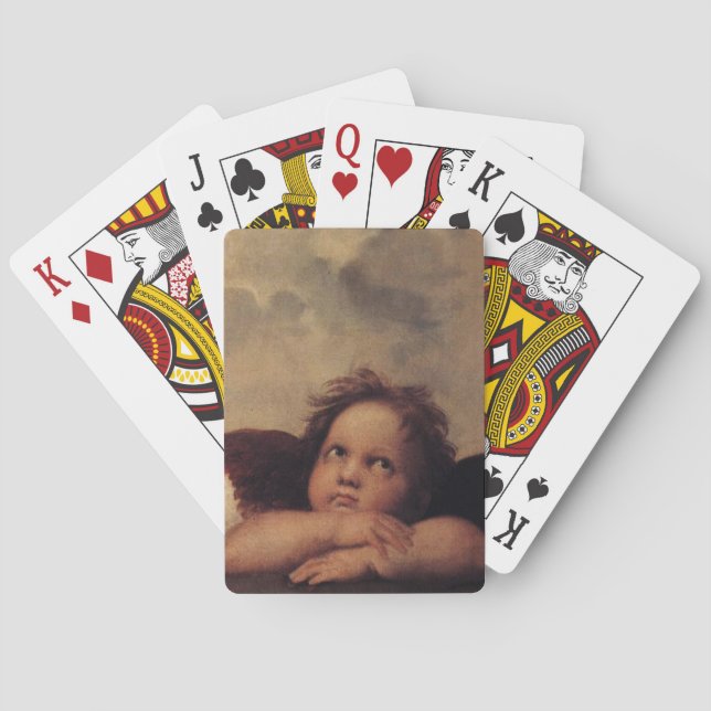 Raphael,Sistine Cherub Spelkort (Baksidan)