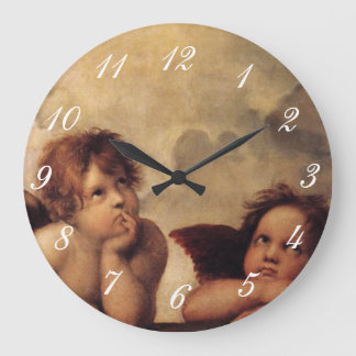 Raphael,Sistine Cherub Stor Klocka