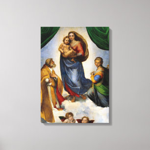 Raphael Sistine Madonna Canvastryck